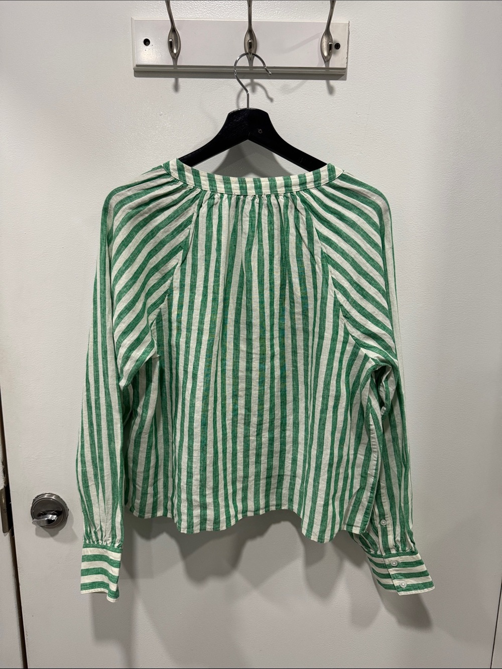J. Crew Cabana top in striped linen - Picture 6 of 7